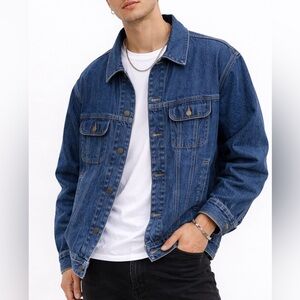 Wrangler Vintage Denim Jacket XXL 90s Y2K Oversized Blue Heavy Outdoorsy Thick